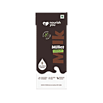 Nourish you Chocolate Millet Milk - With Ragi, Jowar & Bajra, Lactose Free 200 ml Tetra Pak
