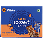 GO DESi Badam Coconut Barfi With Jaggery 96 g
