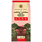 HOUSE OF VEDA Organic Urad Dal - Black Whole 500 g