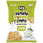 BRB Potato Popped Chips - Sour Cream & Herbs Flavour 48 g