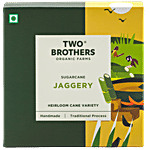 Two Brothers Organic Farms Jaggery Block - Handmade & Traditional Process 900 g Carton