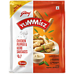 Godrej Yummiez Chicken Pepper & Herb Sausages 500 g (Approx. 18 Pieces)