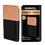 Duracell 20000 mAh Slimmest Power Bank - With 1 Type C PD & 2 USB A Port, 22.5W Fast Charging Portable Charger, Charges 3 Devices Simultaneously 1 pc