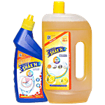 Clean Shakti Disinfectant Toilet Cleaner & Hard Surface Cleaner 2 pcs (Toilet Cleaner, 550 ml + Surface Cleaner, 1 L)