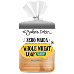The Baker's Dozen Zero Maida Wholewheat Loaf 400 g