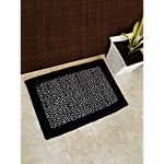 VTI Home Collection Cotton Polyester Hand Woven Door/Floor/Bath Mat - Soft, Durable & Washable 1 pc