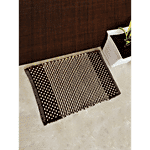 VTI Home Collection Cotton Polyester Hand Woven Door/Floor/Bath Mat - Soft, Durable & Washable 1 pc