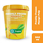 iD fresho! Mango Fruit Pulp - Frozen Dessert 500 g Tub