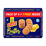 TRDP MARIO Butter Biks Biscuits 120 g (Pack of 4, Get 1 Free Inside)
