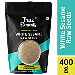 True Elements Raw White Sesame/Safed Til Seeds 400 g