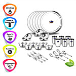 Airan Stainless Steel Dinner Set 36 pcs 