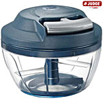 Judge by Prestige ABS Plastic Veggie Chopper - Blue, Manual 450 ml 