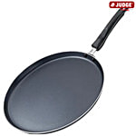 Judge by Prestige Everyday Aluminium Non-Stick Cookware Omni Tawa 30 Cm - Black 1 pc (Free Spatula & Scrub)