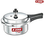 Judge by Prestige Aluminium Pressure Cooker Non-Induction Base - Outer Lid, Silver 2 L