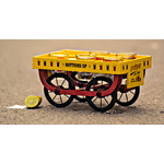 Ek Do Dhai Rangeela Cart With Glass 60 ml (Set of 6)