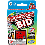 Hasbro Gaming Monopoly International Business Game Vyapaar Bid Game, Quick Playing Card Game For 4 Players, Game For Families & Kids Ages 7 & Up 1 pc