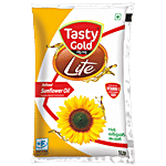 Tasty Gold Rich Physically Refined Rice Bran Oil 1 L