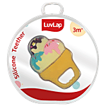 LuvLap Silicone Teether - Yum Scoops, 3M+, Multicolour 1 pc
