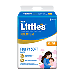 Little's Baby Diaper Pants Premium Jumbo - XL, Wetness Indicator, 12 Hours Absorption & Cotton Soft 54 pcs