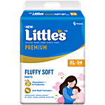 Little's Baby Diaper Pants Premium Jumbo - XL, Wetness Indicator, 12 Hours Absorption & Cotton Soft 54 pcs