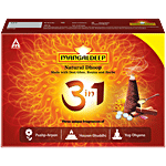 Mangaldeep 3 in 1 Dhoop 140 g (42 pcs)