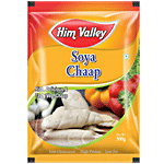 Him Valley Frozen Soya Chaap 500 g Pouch