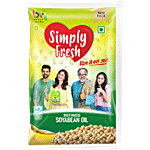Simply Fresh Refined Soyabean Oil 900 g Pouch