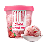 Kwality Wall's Slow Churn Strawberry Ice Cream 500 ml