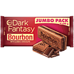 Sunfeast Dark Fantasy Bourbon Classic Chocolate Biscuits 450 g (5 x 90 g)