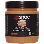 upsnac Silky White Chocolate Peanut Butter - Creamy, High Protein, No Palm Oil 340 g