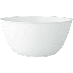 Larah by Borosil Logo Wise Opalware Mixing Bowl - Solid, White 500 ml 
