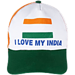Creative Space Tricolour Cap - For Republic Day, Free Size, For Men & Women 1 pc