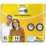 kareIn Overnight Adult Diaper Pants - XL, Unisex 10 pcs