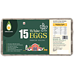 Oregganic White Eggs 15 pcs Tray Pack