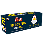 Mr Yolk Nourish Plus White Eggs 10 pcs Tray Pack