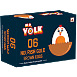 Mr Yolk Nourish Gold Brown Eggs 6 pcs Tray Pack