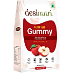 Desi Nutri Glow Skin Gummy - Apple Flavour, With Veg Collagen & Hyaluronic Acid 30 pcs