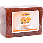 Khadi India Shri Manav Herbal Apricot Glycerine Body Wash Bathing Bar 125 g