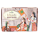 Anuspa Khadi Handcrafted Herbal Shahi Sandal Soap 125 g