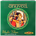 Anuved Herbal Shahi Khus Soap With Pure Khus Oil, Glycerine, & Rishikesh Gangajal 125 g
