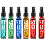 Wild Stone Eau De Parfum Gift Set - For Men 8 ml (Pack of 6)