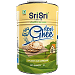 Sri Sri Tattva Desi Ghee - Pure & Granular 5 L Tin