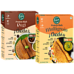 The Naturik Co. Protein Rich Ragi & Multigrain Cheela Mix Combo 250 g (Pack of 2)