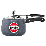 Hawkins Ceramic Non-stick Pressure Cooker - Inner Lid, Granite Contura Shaped, Grey, ICC30 3 L