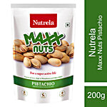Nutrela Maxx Nuts Pistachio Premium - Roasted & Salted 200 g Pouch