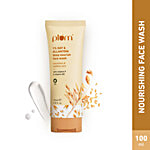 Plum 1% Oat & Allantoin Deep Nourish Face Wash - with Vitamin F & B5 100 ml 