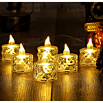 Desidiya Flameless LED Tea Light Candles - Mood Light 6 pcs