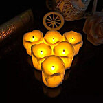 Desidiya Flameless LED Tea Light Candles 6 pcs