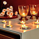 Quace Tea Light Candles With Aluminium Case 100 pcs