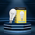 Mansaa Inverter/Emergency LED Bulb - B22 Holder, 9 Watt, Up To 4 Hours Backup 1 pc